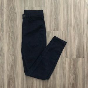 Dark blue jeggings with pockets
